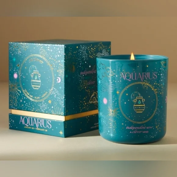 Anthropologie Aquarius Scented Candle 9.5oz NEW - Picture 2 of 11
